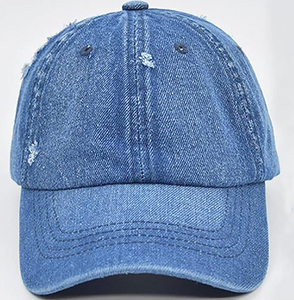 Gorra de Béisbol Unisex 100% Algodón, 6 Paneles, Estilo Desgastado, Ajustable, Color Sólido, para Adultos, de BD Garments - Product Image 6