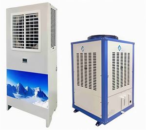 Refroidisseur d'air évaporatif TS-05LNDS à montage mural/au sol, soufflage double face, fonctionnement automatique, moteur PLC, économie d'énergie - Product Image 4