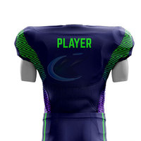 Uniformes de football américain pour hommes adultes sur mesure de haute qualité, fabriqués en tissu polyester respirant et durable