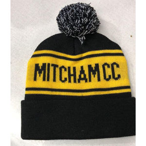 Vente en gros de bonnets en tricot ajustables de haute qualité 100% coton, chauds, respirants, imperméables, broderie 3D unisexe - Product Image 2