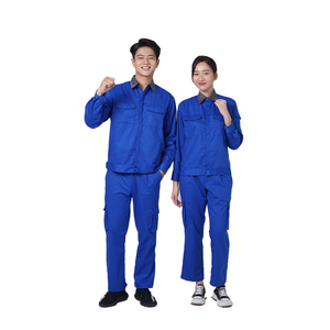 Uniforme de travail unisexe en coton antistatique, tissu kaki respirant, vêtements de sécurité protecteurs, vêtements d'électricien, 4SU - Product Image 3