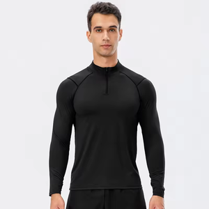 Vêtements de sport pour hommes, coupe-vent, respirant, léger, compression, manches longues, fermeture éclair, entraînement de football, tenue de sport, survêtement - Product Image 5