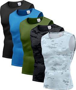 Débardeur sans manches respirant et à séchage rapide pour homme, col rond, décontracté, sportif, tricoté, pour la gym, le fitness, les entraînements, vêtements de sport, couleur unie, 100% coton - Product Image 1
