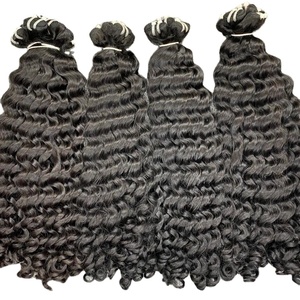 Virgen sin procesar Super doble cutícula dibujada alineada cabello rizado vietnamita crudo estilo de onda natural vendedor de cabello humano comprometido - Product Image 1