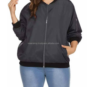 แจ็กเก็ตบอมเบอร์สำหรับผู้หญิงเสื้อแจ็กเก็ตแบบพันรอบน้ำหนักเบาใส่ได้ทั้งผู้หญิงและผู้ชาย - Product Image 5