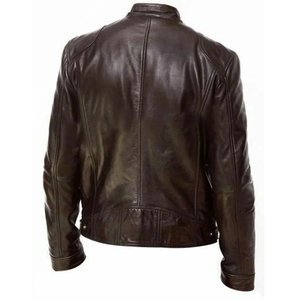 <b>Mens</b> Longline Genuine Leather Jacket Vintage Style <b>Overcoat</b> for Bulk Orders jacket for <b>men</b> - Product Image 3