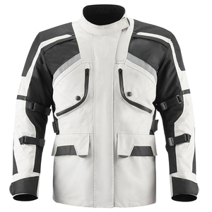 Veste de moto en textile Cordura coupe-vent de haute qualité pour homme, avec airbag, 100% polyester, pour course automobile, prix avantageux - Product Image 1