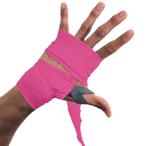 Cotton Durable Boxing Hand <b>Wraps</b> in Yellow Red Blue White <b>Black</b> for Gym Training Comfortable Fit All Seasons Use - Product Image 3