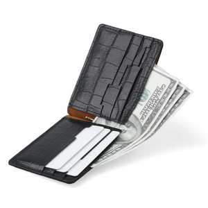 Cartera de Cuero de Diseño Elegante y Económico para Venta en Línea 2026, Cartera de Cuero con Diseño de Lujo y Patrón Sólido - Product Image 3