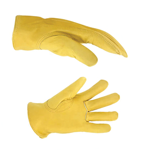 Guantes de Trabajo de Cuero Antideslizantes para Hombre y Mujer, Olson Deepak, 100% Cuero Vacuno de Grano Completo - Product Image 5