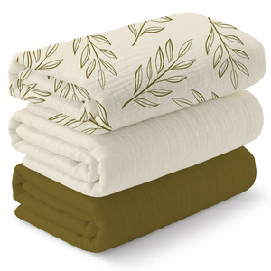Couverture en mousseline de bambou Bambu Basics, douce pour vous et pour la planète, couverture pour bébé, ultra douce et respirante. - Product Image 2