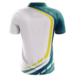 เสื้อเจอร์ซีย์แบบซับลิเมชั่นสั่งทำพิเศษสำหรับเสื้อเชิ้ต |   รับผลิตเสื้อผ้ากีฬาแบบ OEM/ODM สำหรับผู้ชายและผู้หญิง ผ้าโพลีเอสเตอร์/คอตตอน แห้งเร็ว ขายส่ง - Product Image 4
