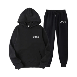 Ensemble de survêtement unisexe en coton et polyester, 2 pièces, pour le jogging, vente en gros, polaire d'hiver, ensemble pantalon 2 pièces, survêtements pour hommes - Product Image 4