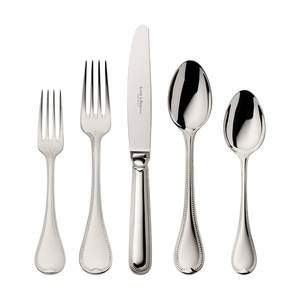 Ensemble de couverts classiques en acier inoxydable Robe & Barking, finition miroir, passe au lave-vaisselle, couverts de mariage - Product Image 3