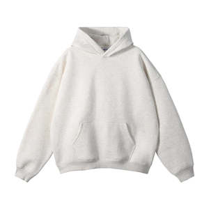 Servicio OEM, Sudadera con Capucha para Hombre, Diseño de Verano, Ligera, Color Sólido, Algodón, Corte Holgado, Colores Personalizados, Venta al Por Mayor - Product Image 3