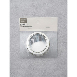 Daiso Korea 80g custodia rotonda in alluminio aperto dalla linea di bellezza borse e custodie per cosmetici - Product Image 1