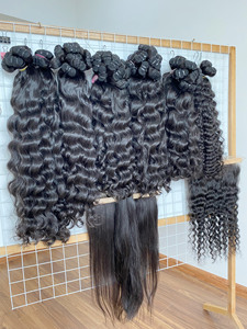 Belles extensions de cheveux Remy ondulés vietnamiens cambodgiens de 8 pouces Bundle de cheveux vierges avec style vague profonde lâche pour tout le monde - Product Image 2