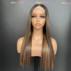 Extensiones de cabello recto de hueso de cabello humano vietnamita 100%, mechones rectos de hueso de cabello de donante SDD con Peluca de cierre - Product Image 5