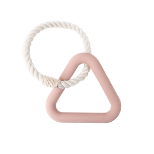High Quality Squeaky Interactive <b>Dog</b> Chew Toys Durable Plastic <b>Ball</b> Triangle Ring for Play Gift Purpose - Product Image 5