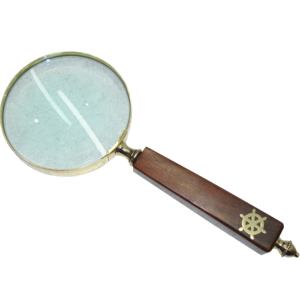 Buena calidad artesanía india nuevo diseño 2025 diseño antiguo Metal Vintage aspecto bronce Color ojo lupa al por mayor - Product Image 1