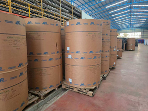 ม้วนกระดาษคราฟท์สีน้ำตาลสำหรับขายส่ง วัสดุบรรจุภัณฑ์แบบไม่เคลือบผิว วัสดุเยื่อกระดาษเคลือบเรซินสองด้าน สำหรับงานพิมพ์เคมี - Product Image 6