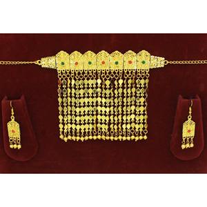 Dubai Gold Plated <b>Jewelry</b> <b>Set</b> for <b>Bridal</b> Martasha Indian <b>Jewelry</b> Necklace Bracelet Earrings Ring for Engagement Ramadan Special - Product Image 3