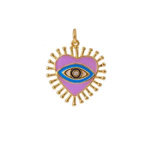 Latido del corazón de Latón chapado en oro Corazón de esmalte negro con borde de Zirconia cúbica y diseño de pulso ECG Joyería simbólica de fiesta romántica - Product Image 5