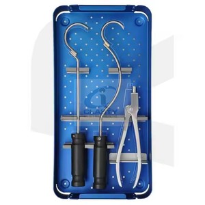 13-Piece Orthopedic Surgery Instrument <b>Set</b> Stainless Steel Manual Cable <b>Crimp</b> Block Bone Fixation Surgical Tools Hospital - Product Image 4