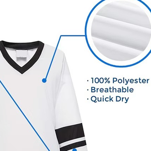 Jersey de Hockey sobre Hielo de Diseño Personalizado, Nuevo Estilo, 100% Poliéster, Ligero, Transpirable, Superventas, Servicio OEM, Ropa para Hombre Adulto - Product Image 5
