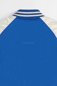 Vestes de baseball universitaires personnalisées pour hommes, de haute qualité, respirantes, avec impression sérigraphique, veste de baseball en satin - Product Image 2