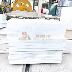 Losas de mármol blanco puro de Vietnam, piedra natural Thassos White para baldosas de sala de estar y superficies de encimera de lujo - Product Image 2