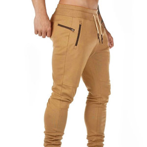 <b>Slim</b> Fit Casual Mid Waist New Design Custom Plain Multi Pockets 100% Polyester Lightweight Autumn Wear Men's <b>Jogger</b> Pants - Product Image 2