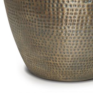 Antique <b>Gold</b> Preston Metal <b>Side</b> <b>Table</b> Elegant Living Room Furniture - Product Image 4