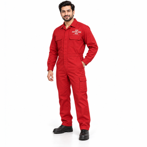 Oferta Especial: Ropa de Seguridad para Soldadura 100% Algodón, Dos Piezas, Overoles FR Resistentes al Fuego, Ropa de Trabajo para Hombre con Reflector - Product Image 3