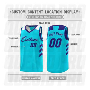 เสื้อบาสเก็ตบอลแบบใหม่ ออกแบบเองได้ ราคาถูก รับผลิตเสื้อบาสเก็ตบอลแบบซับลิเมชั่น ขายส่งจำนวนมาก รับผลิตตามแบบ OEM พร้อมหมายเลขและชื่อทีม - Product Image 3