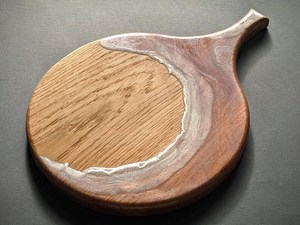 Planche à découper en bois durable avec poignée en résine, compatible lave-vaisselle, épaisseur 1,5 cm, pour la préparation des aliments, cuisine domestique, restaurant, hôtel - Product Image 2
