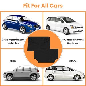 Copertura Magnetica per Parabrezza Anteriore e Posteriore Auto, Protezione da Sole, Sporco e Neve in Tessuto Oxford, Adatta a Tutte le Auto - Product Image 6