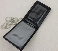 Dompet Kulit Buatan Tangan, Tempat Kartu Identitas, Dompet Gantungan Leher, Tempat Kartu, Tersedia Model & Potongan Kustom