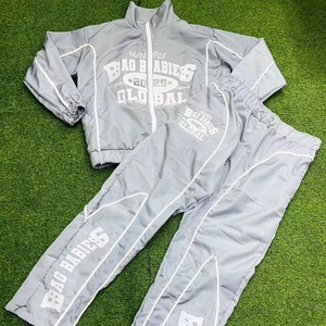 Chaqueta y Pantalón Deportivo Unisex de Invierno, Cortavientos, Impermeable, de Nailon/Poliéster, con Cordón Ajustable, Reflectante, Estampado Digital - Product Image 4