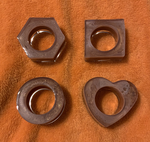 Anillos de Servilleta de Resina de Último Diseño, Tamaño y Forma Personalizados, 8 Anillos de Resina para Mesa de Comedor - Product Image 5