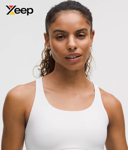 XEEP เสื้อชั้นในกีฬาโยคะสำหรับผู้หญิง XC-SB-90 ผ้าสแปนเด็กซ์/โพลีเอสเตอร์แบบเรียบ ระบายอากาศได้ดี สายปรับได้ แผ่นรองถอดออกได้ รองรับได้ดี - Product Image 3