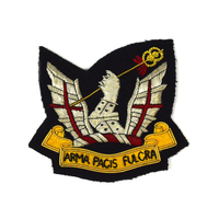 Insignias de Solapa Bordadas a Mano de Primera Calidad con Tela de Lona, Colores y Logotipos Personalizados para Oficiales