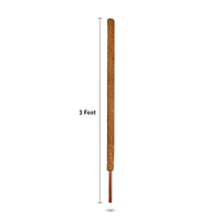 Piquets en fibre de coco pointus de 3 pieds, supports de treillis ronds pour plantes grimpantes d'intérieur et d'extérieur