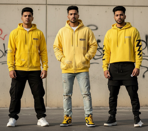 Producto en Oferta, Sudaderas con Capucha Hechas a Mano, Edición Personalizada, Logotipo Impreso en Serigrafía, Sudaderas Unisex con Cierre y Efecto Desgastado por el Sol - Product Image 3