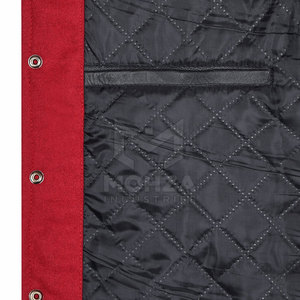 <b>Top</b> Selling Oversized Custom Made Men <b>Leather</b> Sleeves Letterman Jacket Stand Front Latest Design Cheap Price OEM Service Winter - Product Image 6