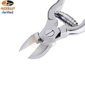 Coupe-ongles professionnel robuste en acier inoxydable à ressort barillet avec large ouverture de mâchoire pour ongles épais, soins des pieds et des bébés - Product Image 6