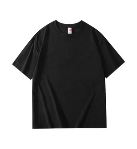 T-shirts en coton biologique épais 100 % pour hommes, manches courtes, col rond, coupe classique, respirants, promotionnels et abordables en gros - Product Image 5