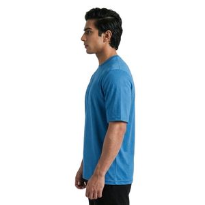 Camiseta Deportiva de Competición Azul Imperial, Corte Regular, para Hombre, Transpirable, para Gimnasio, Entrenamiento, Ropa Deportiva Personalizada - Product Image 4