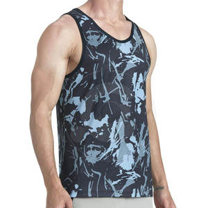 Débardeurs imprimés élégants pour hommes, col rond, coupe classique, prix abordable, quantité en gros OEM ODM - Product Image 6