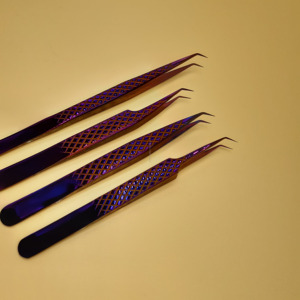 Customized OEM Private Label Stainless Steel Curved Tip Eyebrow Tweezers Precision Beauty <b>Tool</b> for Cosmetic Use Pakistan Model - Product Image 6